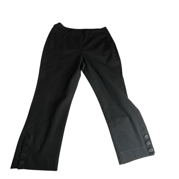 Soft Surroundings Pants - Soft Surroundings black pull on‎ button ankle pants Medium